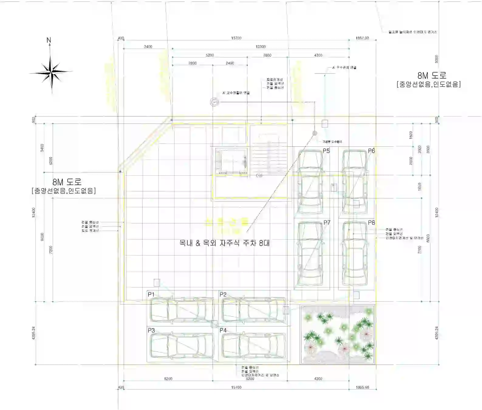 용봉동 1364-11 배치도 이미지